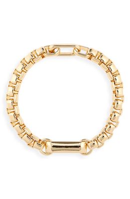 Laura Lombardi Lella Box Chain Bracelet in Gold