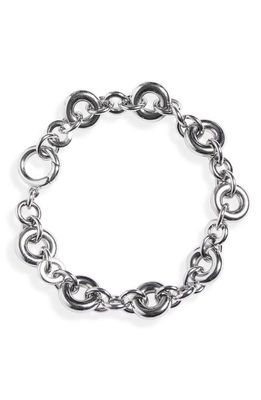 Laura Lombardi Round Link Bracelet in Silver