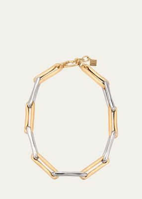 Lauren 14K Yellow & White Gold Extra Large Links Necklace