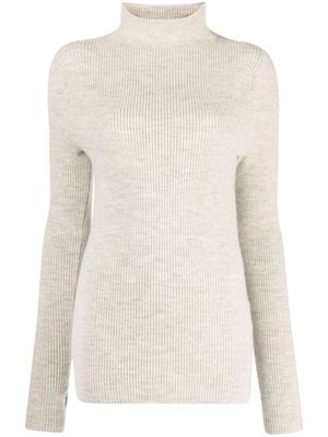 Lauren Manoogian high-neck merino wool jumper - Grey