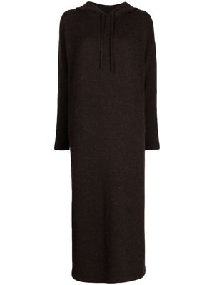 Lauren Manoogian knitted hoodie dress - Brown