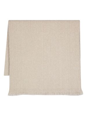 Lauren Manoogian merino-blend scarf - Neutrals