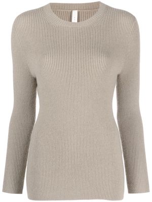 Lauren Manoogian ribbed-knit round-neck jumper - Green