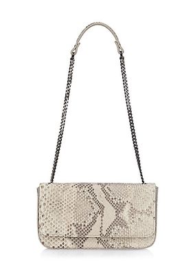 Lauren Python Skin Clutch