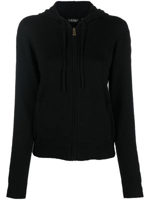 Lauren Ralph Lauren Alloysius hooded zip-up cardigan - Black