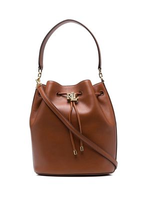 Lauren Ralph Lauren Andie satchel bucket bag - Brown