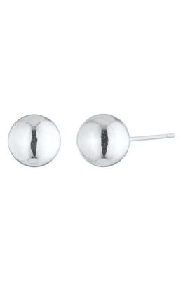 Lauren Ralph Lauren Ball Stud Earrings in Silver
