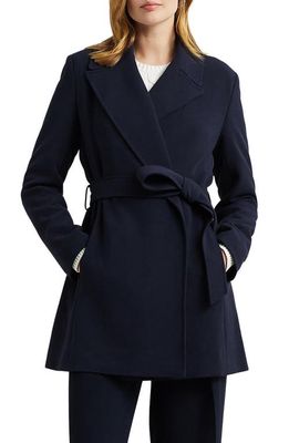 Lauren Ralph Lauren Belted Coat in Dk Navy