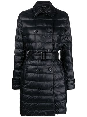 Lauren Ralph Lauren belted quilted coat - Black