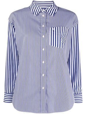 Lauren Ralph Lauren Brawley vertical-stripe shirt - Blue