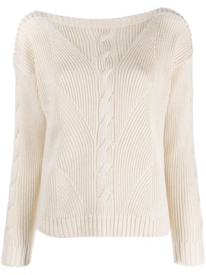 Lauren Ralph Lauren Brayan long-sleeved jumper - Neutrals