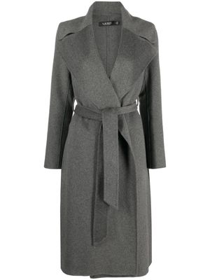 Lauren Ralph Lauren brushed wrap coat - Grey