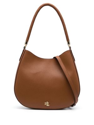 Lauren Ralph Lauren Charli 35 leather shoulder bag - Brown