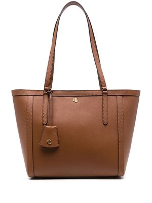 Lauren Ralph Lauren Clare leather tote bag - Brown