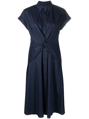 Lauren Ralph Lauren classic collar cotton shirt dress - Blue