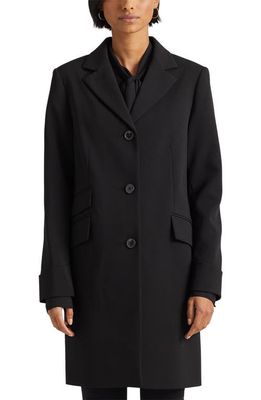 Lauren Ralph Lauren Crepe Blazer Jacket in Black