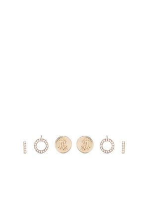 Lauren Ralph Lauren crystal-embellished stud earring set - Gold
