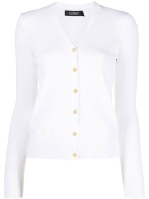 Lauren Ralph Lauren Denzel V-neck cardigan - White