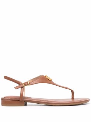 Lauren Ralph Lauren Ellington leather sandals - Brown