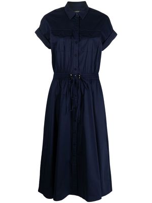 Lauren Ralph Lauren Estee cotton shirt dress - Blue