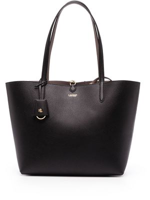Lauren Ralph Lauren faux-leather tote bag - BLACK