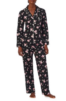 Lauren Ralph Lauren Floral Pajamas in Black Floral