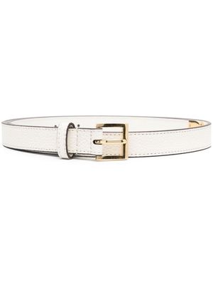 Lauren Ralph Lauren grained leather belt - White