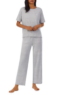 Lauren Ralph Lauren Herringbone Pajamas in Grey Print