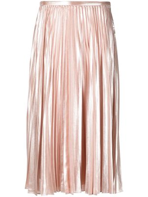 Lauren Ralph Lauren high-waisted pleated skirt - Pink