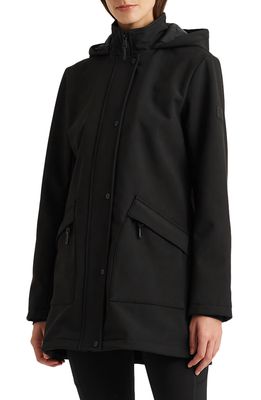 Lauren Ralph Lauren Hooded Softshell Jacket in Black