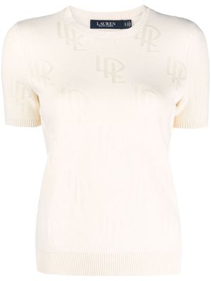 Lauren Ralph Lauren Jamyzah logo short-sleeve jumper - Neutrals