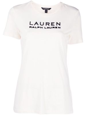 Lauren Ralph Lauren Katlin logo-print T-shirt - Neutrals