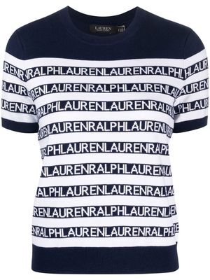 Lauren Ralph Lauren Konsuelo logo-lettering jumper - Blue
