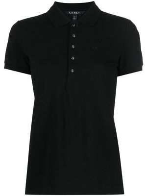 Lauren Ralph Lauren logo-embroidered polo shirt - Black
