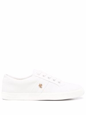 Lauren Ralph Lauren low-top lace-up sneakers - White