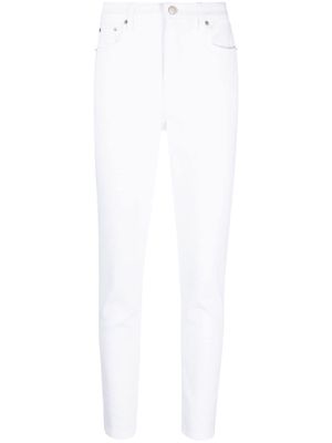 Lauren Ralph Lauren mid-rise slim-fit jeans - White