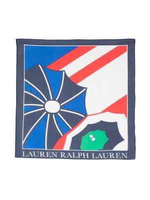 Lauren Ralph Lauren Olivia square scarf - Blue