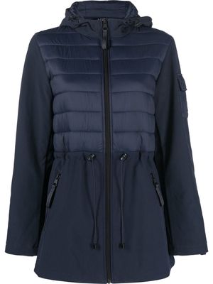 Lauren Ralph Lauren padded-panels hooded jacket - Blue