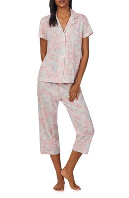 Lauren Ralph Lauren Print Crop Pajamas in Multpais