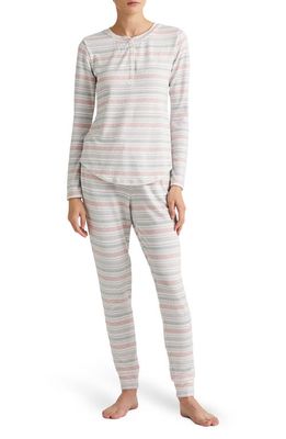 Lauren Ralph Lauren Print Pajamas in Ivory Pt