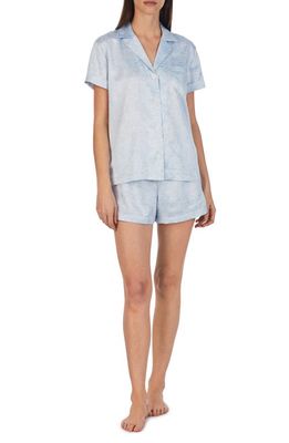 Lauren Ralph Lauren Print Short Pajamas in Blue Print