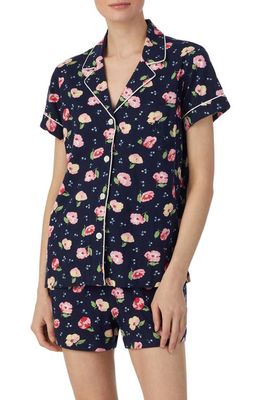 Lauren Ralph Lauren Print Short Pajamas in Nvy/Flor