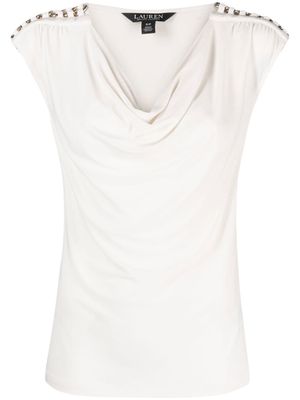 Lauren Ralph Lauren Priyanne chain-embellished sleeveless top - White