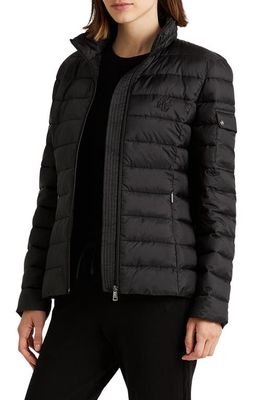 Lauren Ralph Lauren Recycled Polyester Puffer Jacket in Black