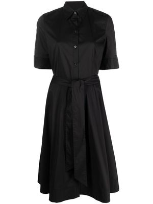 Lauren Ralph Lauren short-sleeved shirt dress - Black