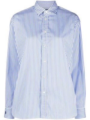 Lauren Ralph Lauren stripe-print long-sleeved shirt - Blue