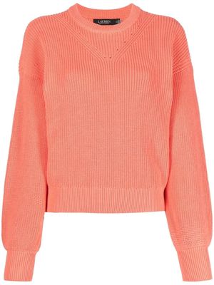 Lauren Ralph Lauren Ulyciana rib-knit jumper - Orange