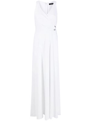 Lauren Ralph Lauren wrap-detail long dress - White