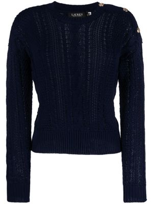 Lauren Ralph Lauren Yenfled cable-knit jumper - Blue