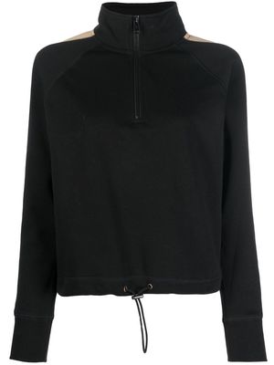 Lauren Ralph Lauren zipped fitted jacket - Black